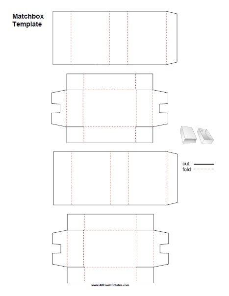 Matchbox Template Free Printable