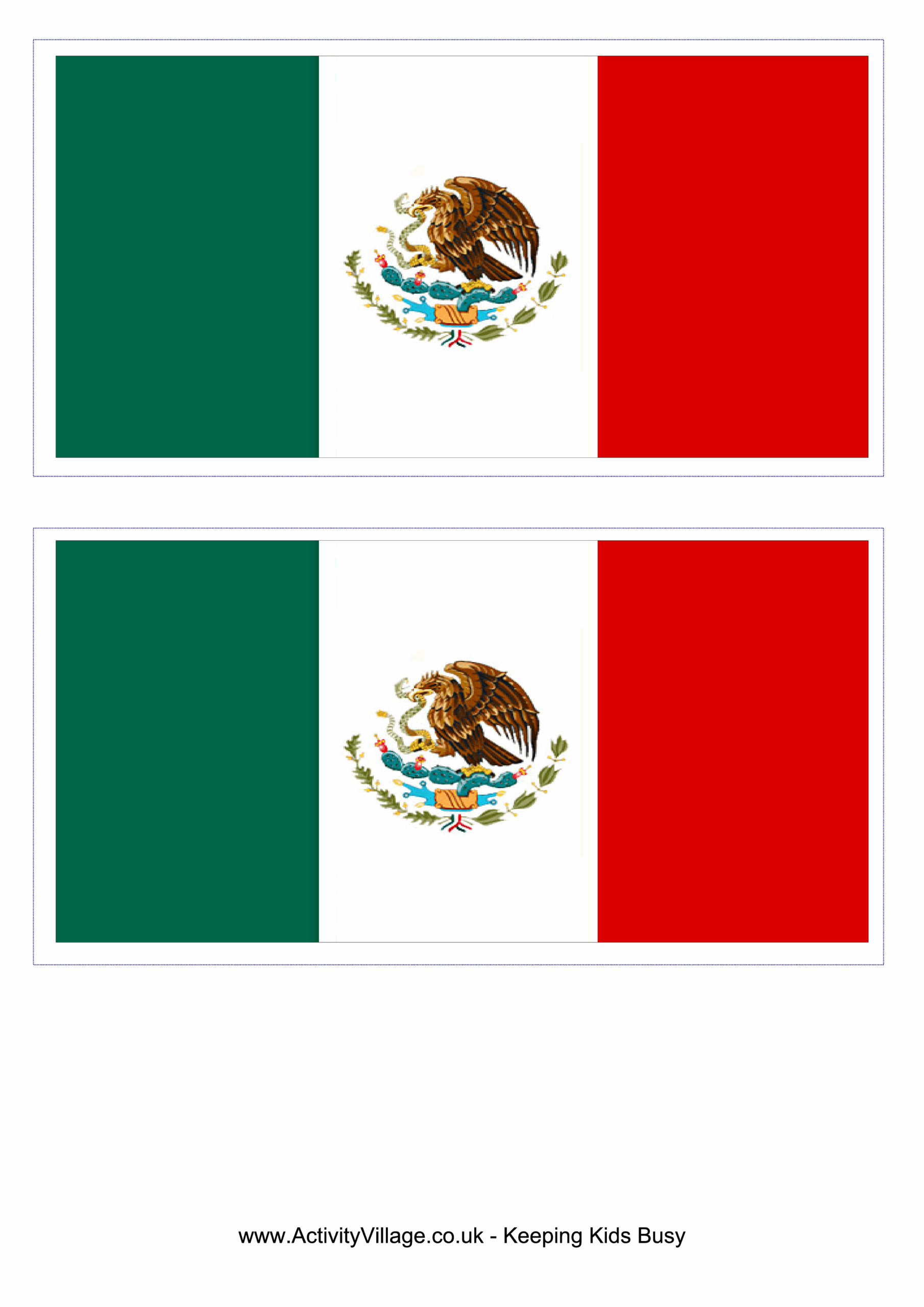 Mexico Flag Printable Printable New Year Banners