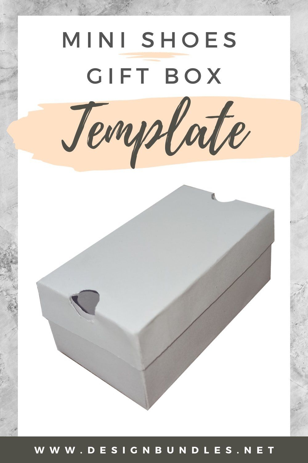 Mini Shoe Box Template SVG Mini Shoe Box Template SVG PNG Box