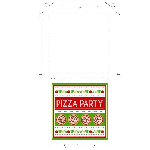 Miniature Pizza Box Printable