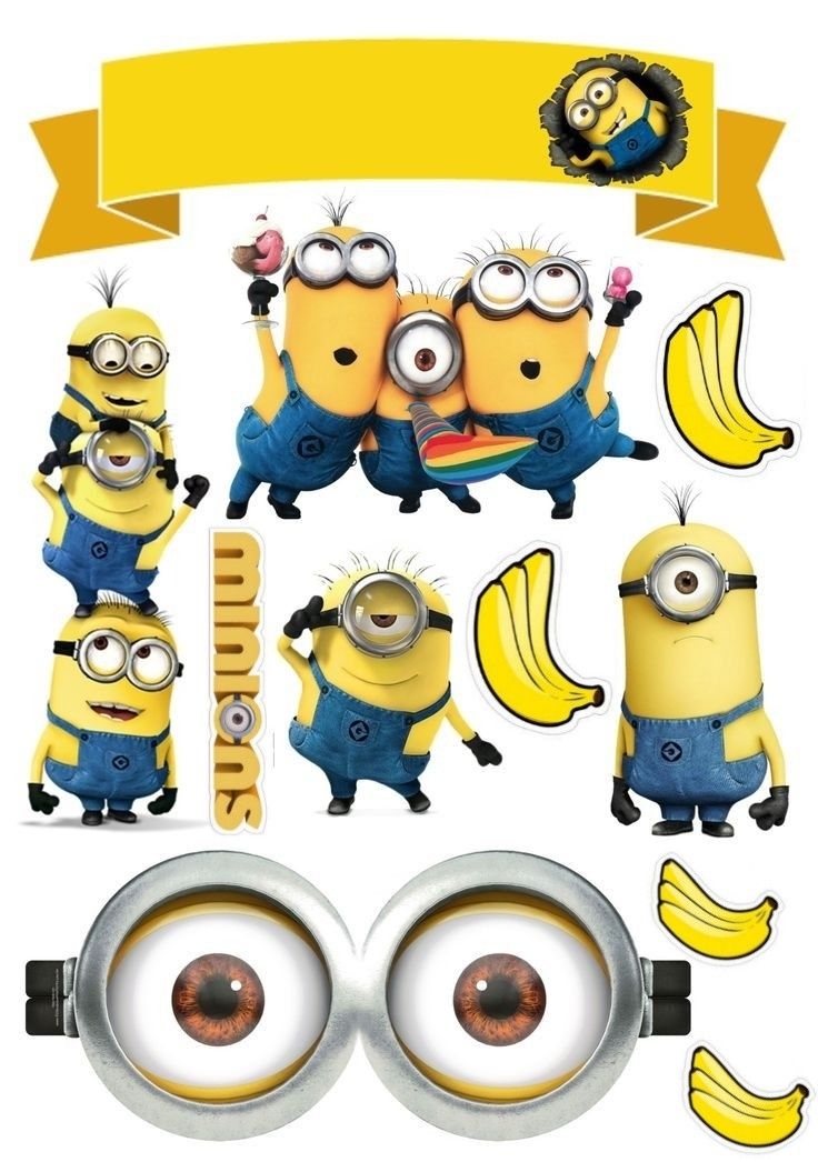Minions Free Printable Cake Toppers Artofit Minions Free Printable Cake Toppers Artofit