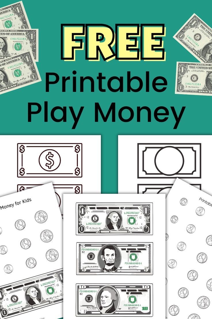 Money Printable Activities Printable Coloring Pages
