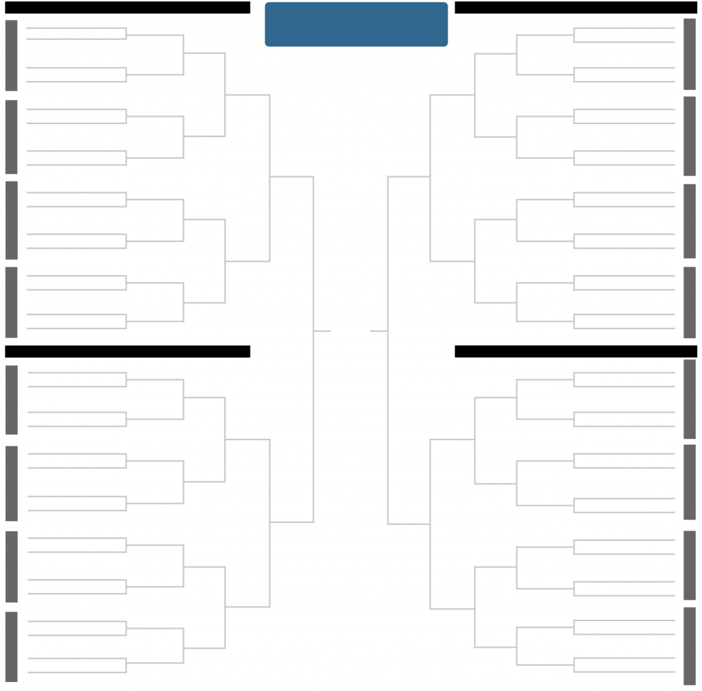 Ncaa Bracket Blank Printable