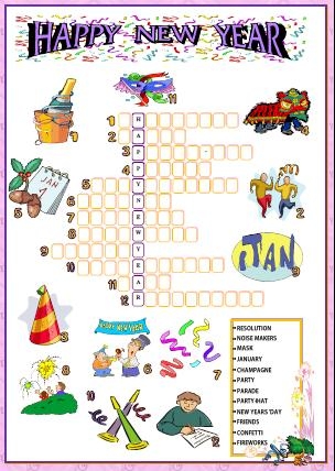 New Year Crossword