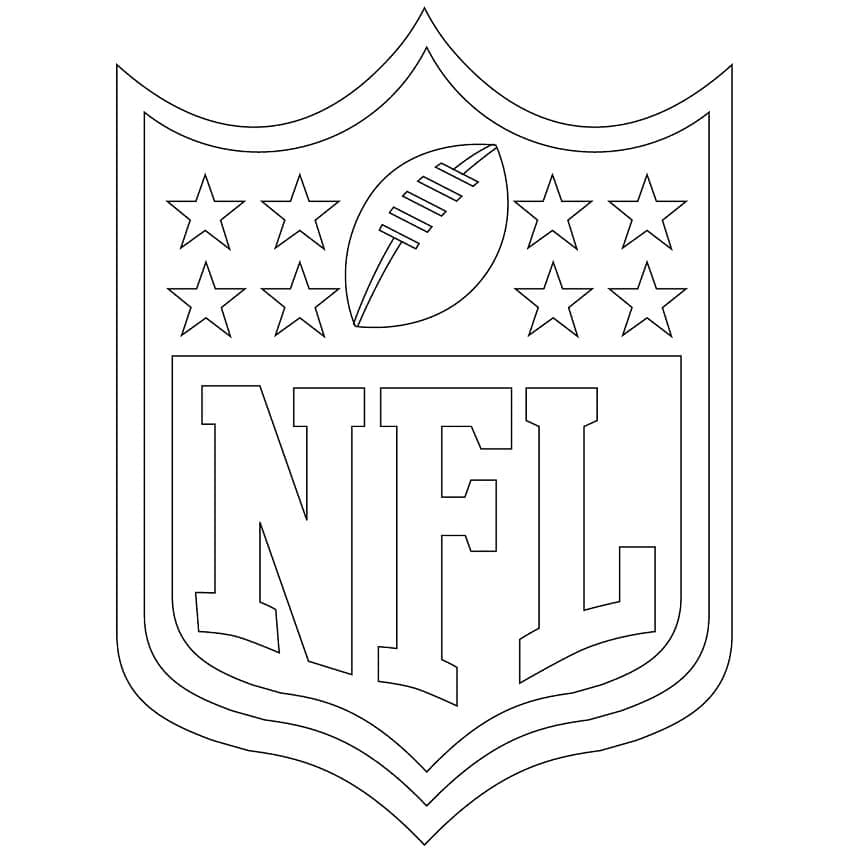 NFL Logo Coloring Page Download Print Or Color Online For Free