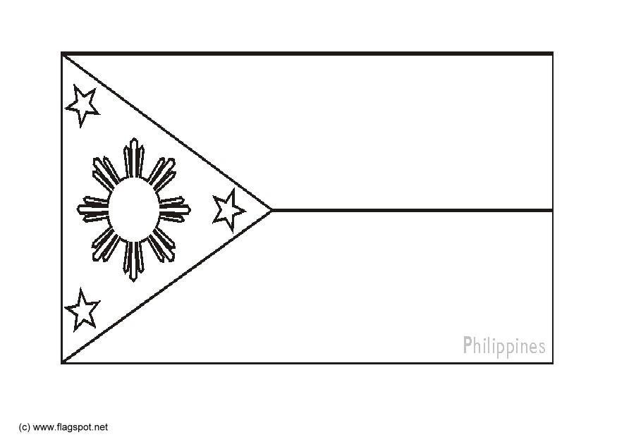Philippine Flag Coloring Page The Best Porn Website