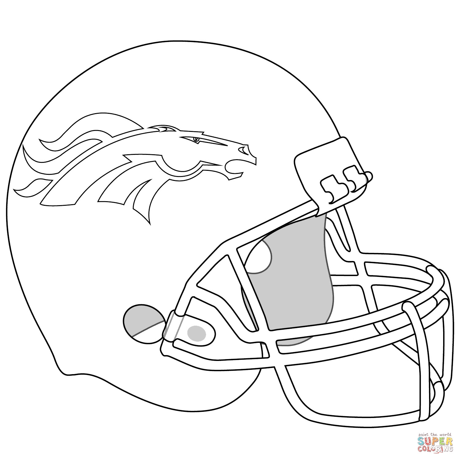Pittsburgh Steelers Helmet Coloring Sheet Coloring Pages