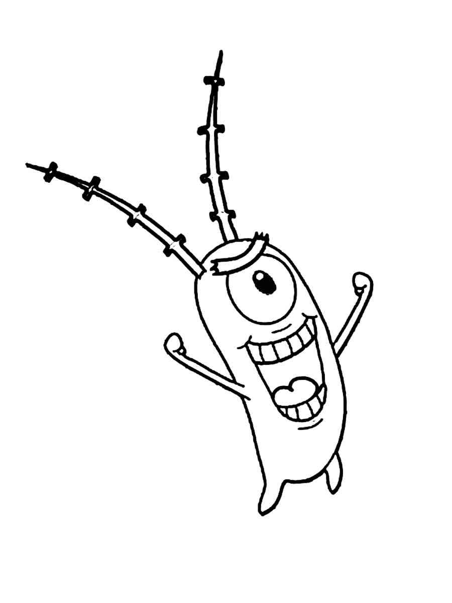 Plankton Coloring Pages