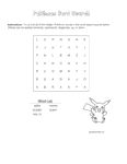 Pokemon Word Searches