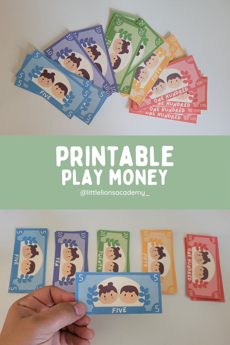 Practice Math And Money Skills With Our Printable Play Money This