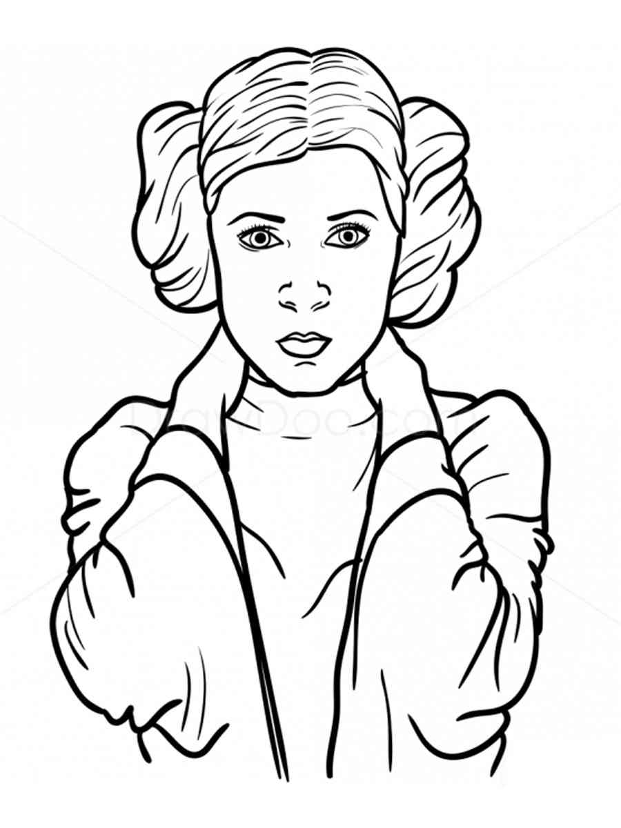 Princess Leia Coloring Pages