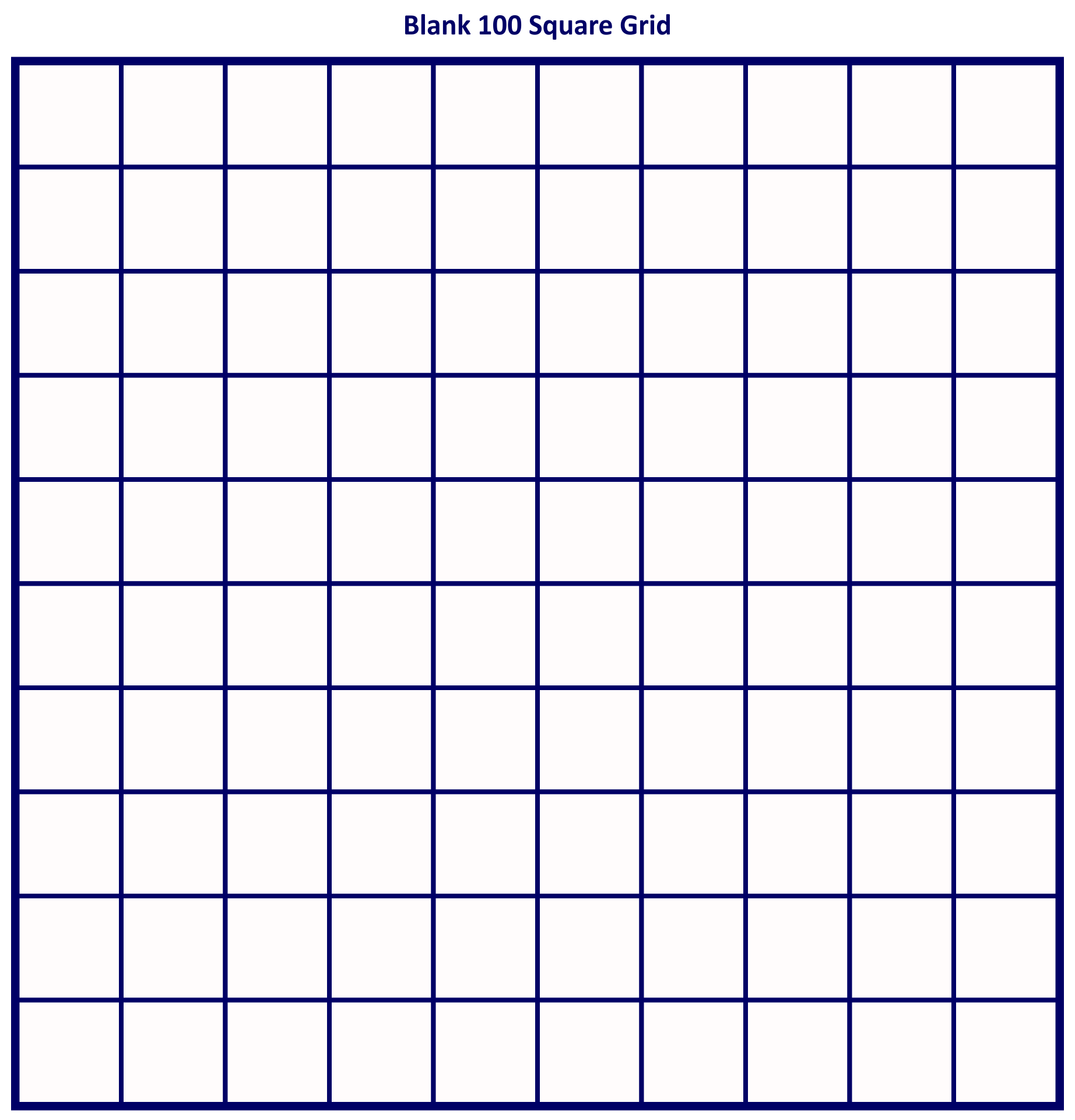 Printable 100 Square Grid Printablee Square Printables Square The 100