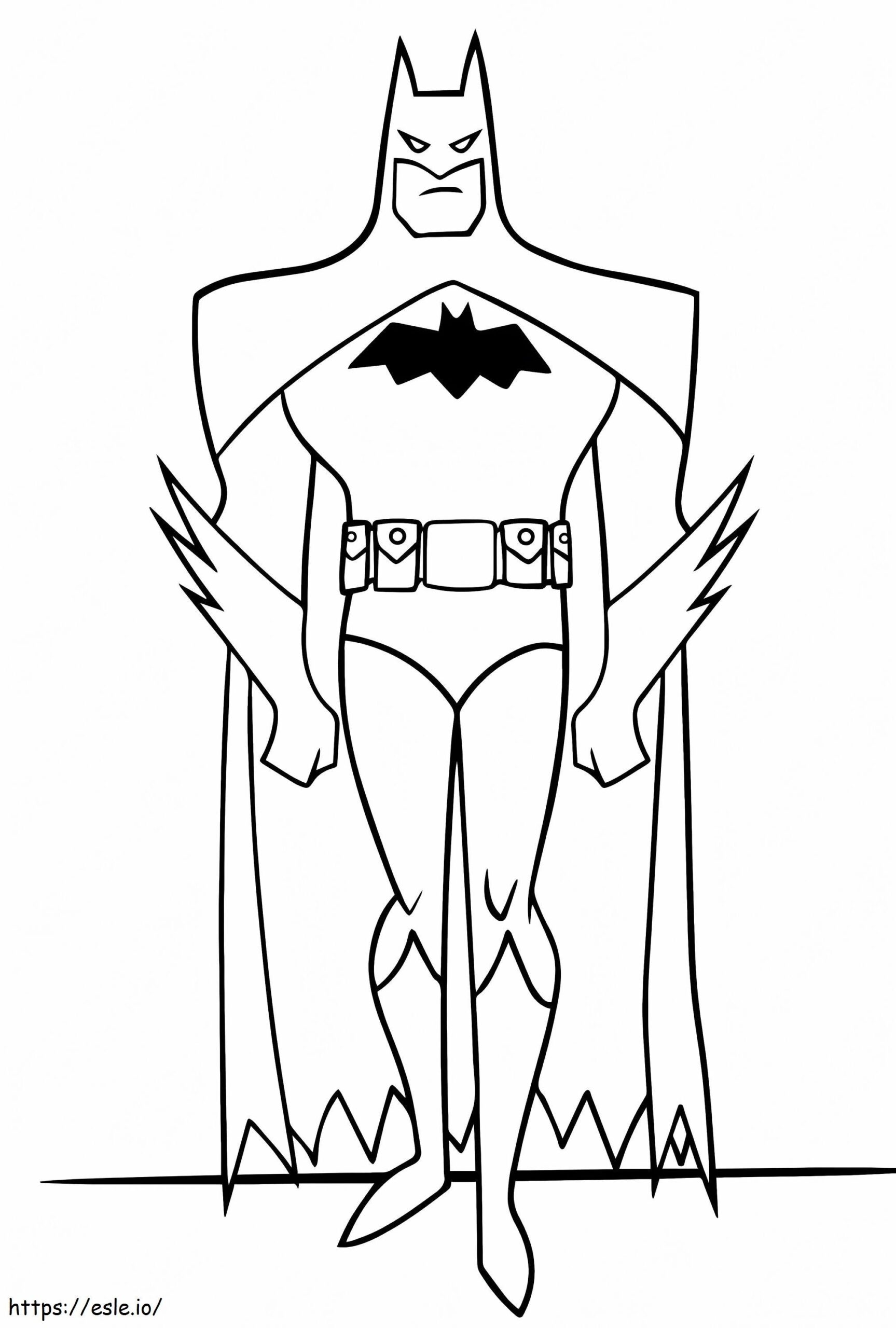 Printable Batman Coloring Page