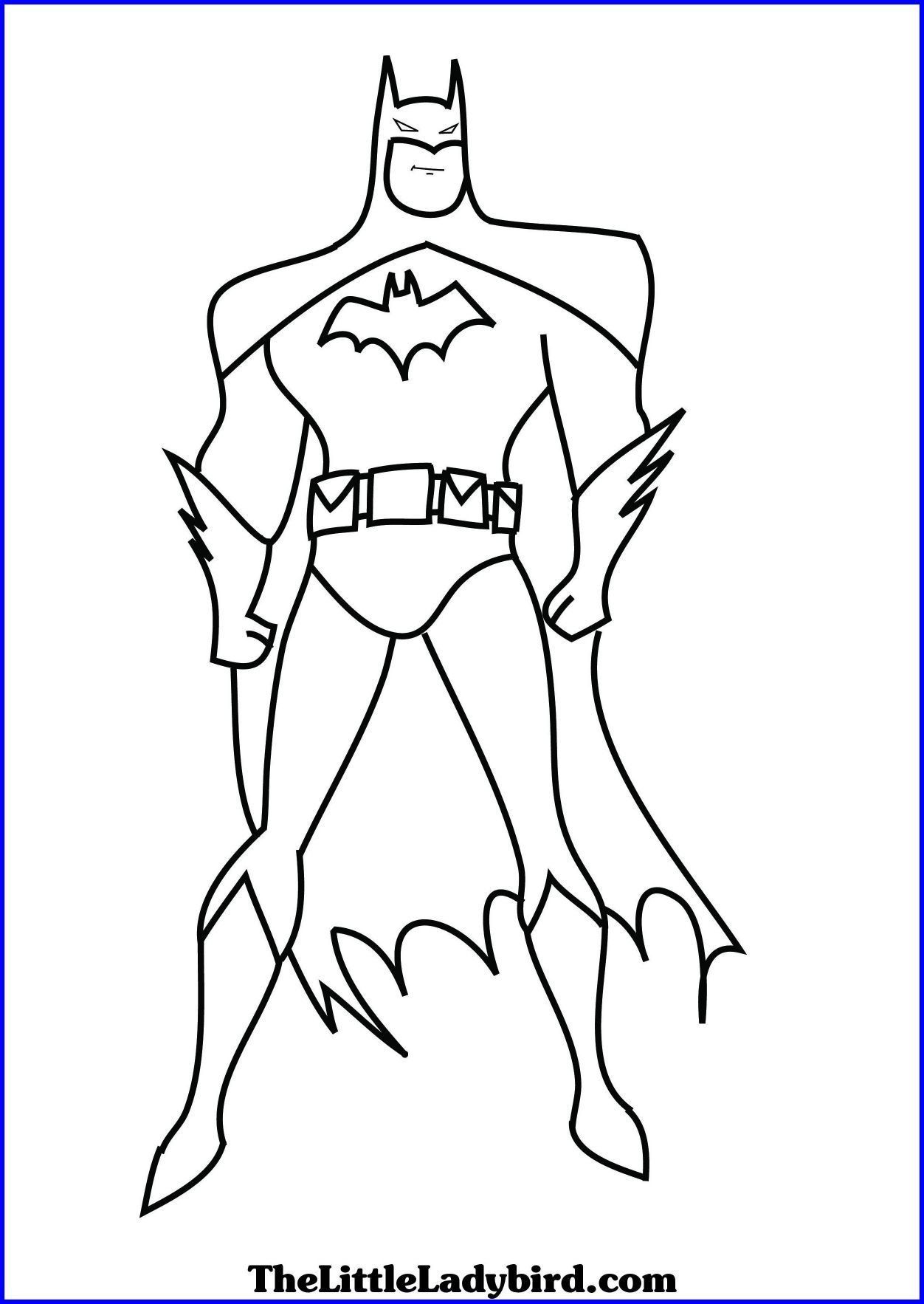 Printable Batman Coloring Pages At GetDrawings Free Download