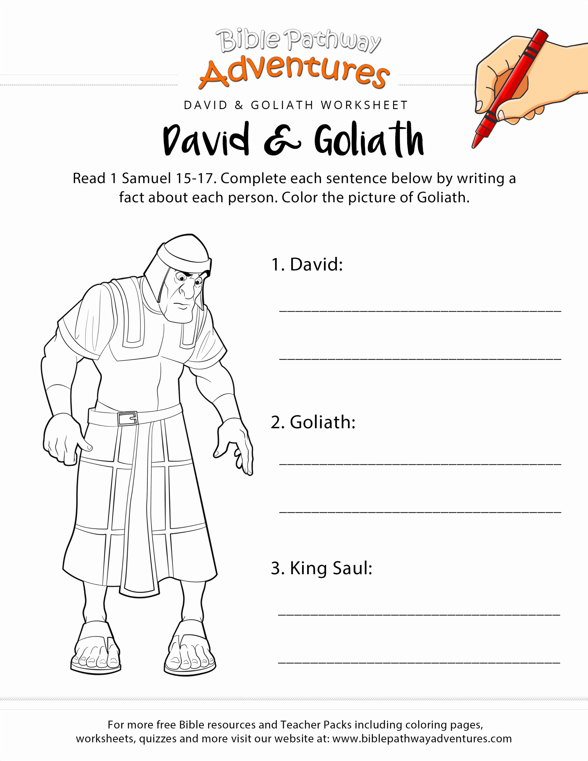Printable Bible Activity Sheets