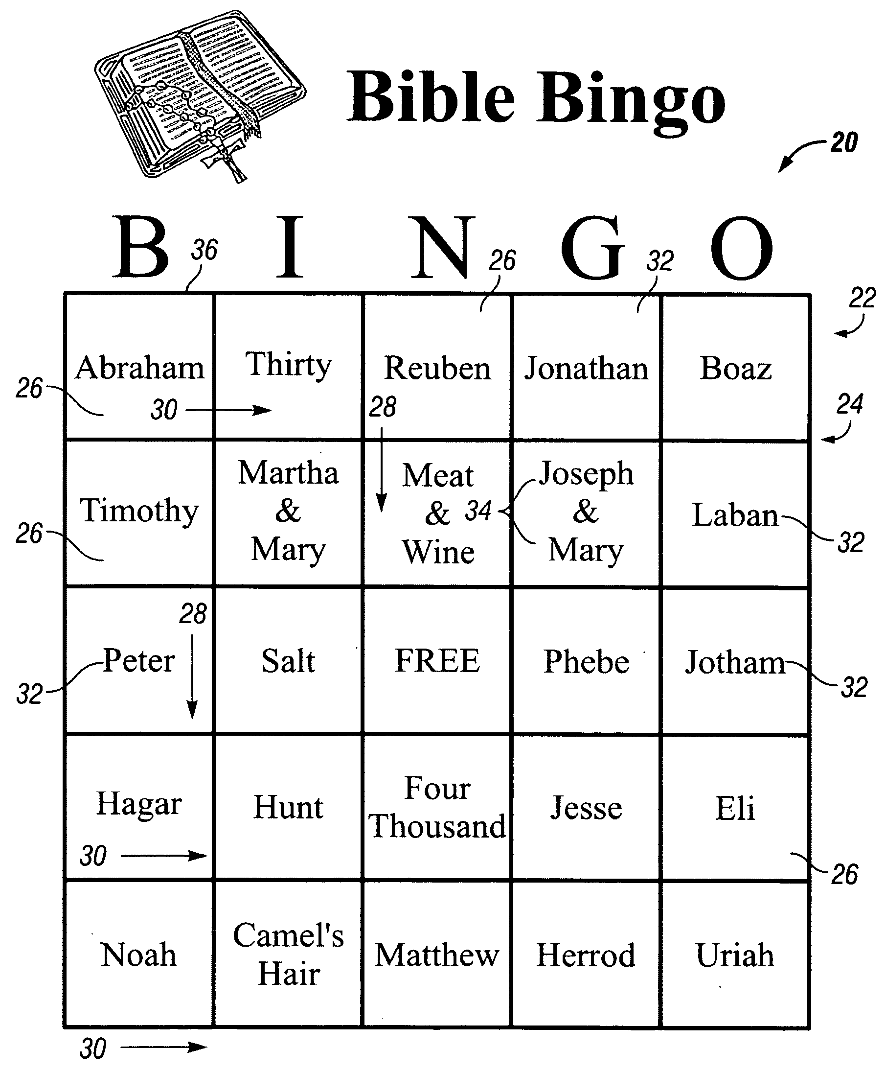 Printable Bible Bingo