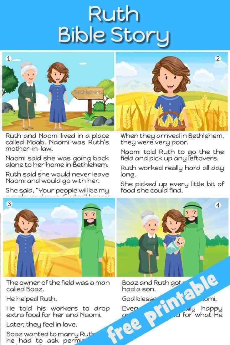Printable Bible Stories For Kids To Read