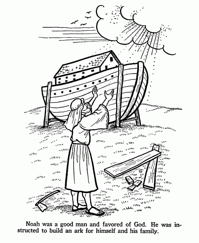 Printable Bible Story Coloring Pages