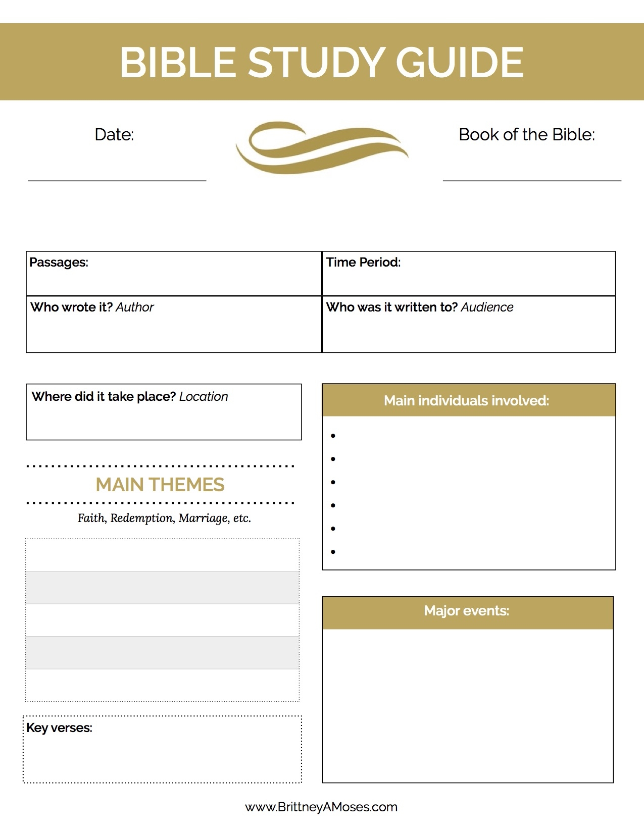 Printable Bible Study For Inmates