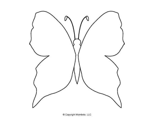 Printable Butterfly Images Outline