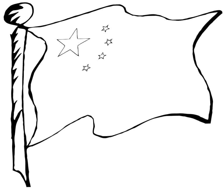 Printable China Flag Coloring Page Download Print Or Color Online 