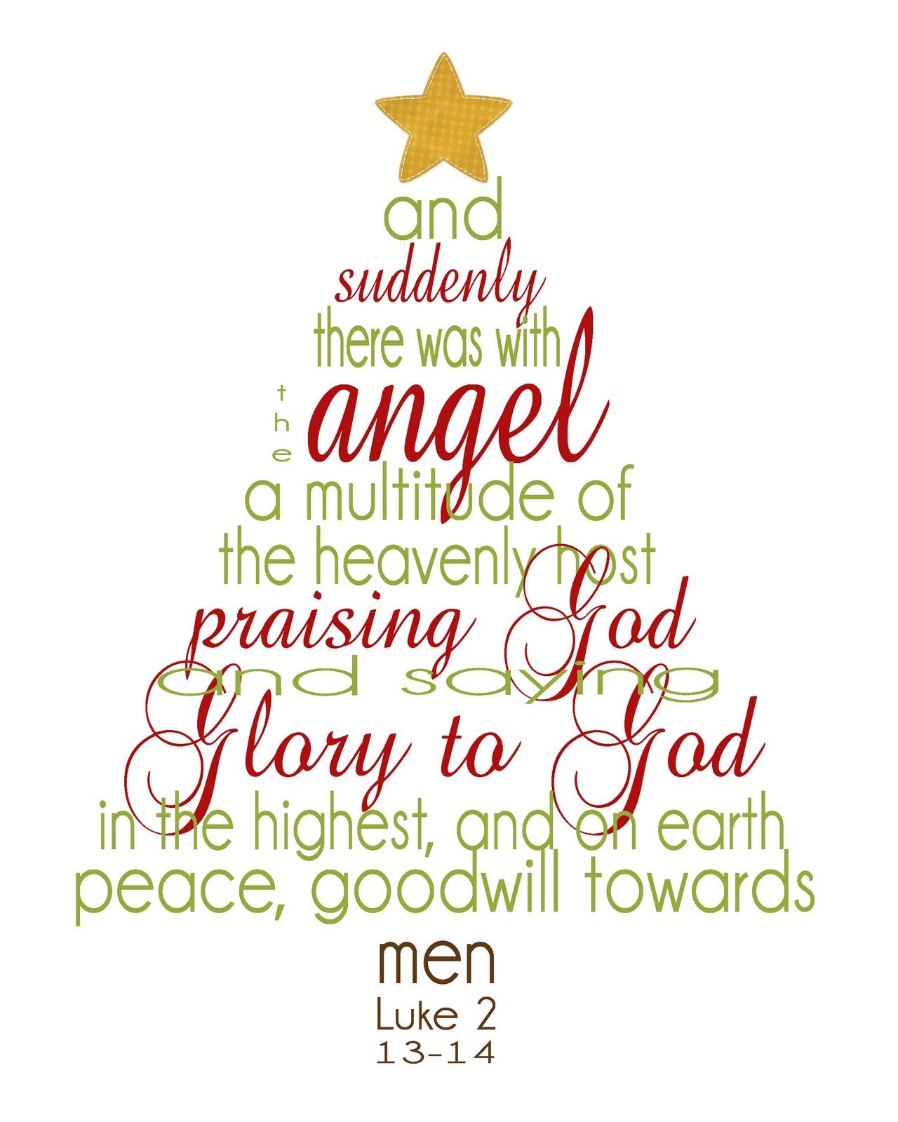 Printable Christmas Bible Verses Printable Christmas Bible Verses
