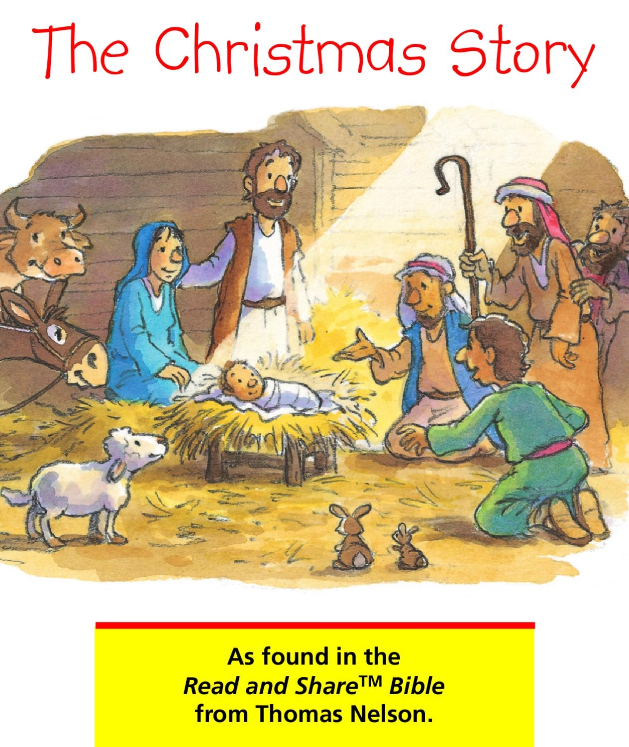 Printable Christmas Story From The Bible