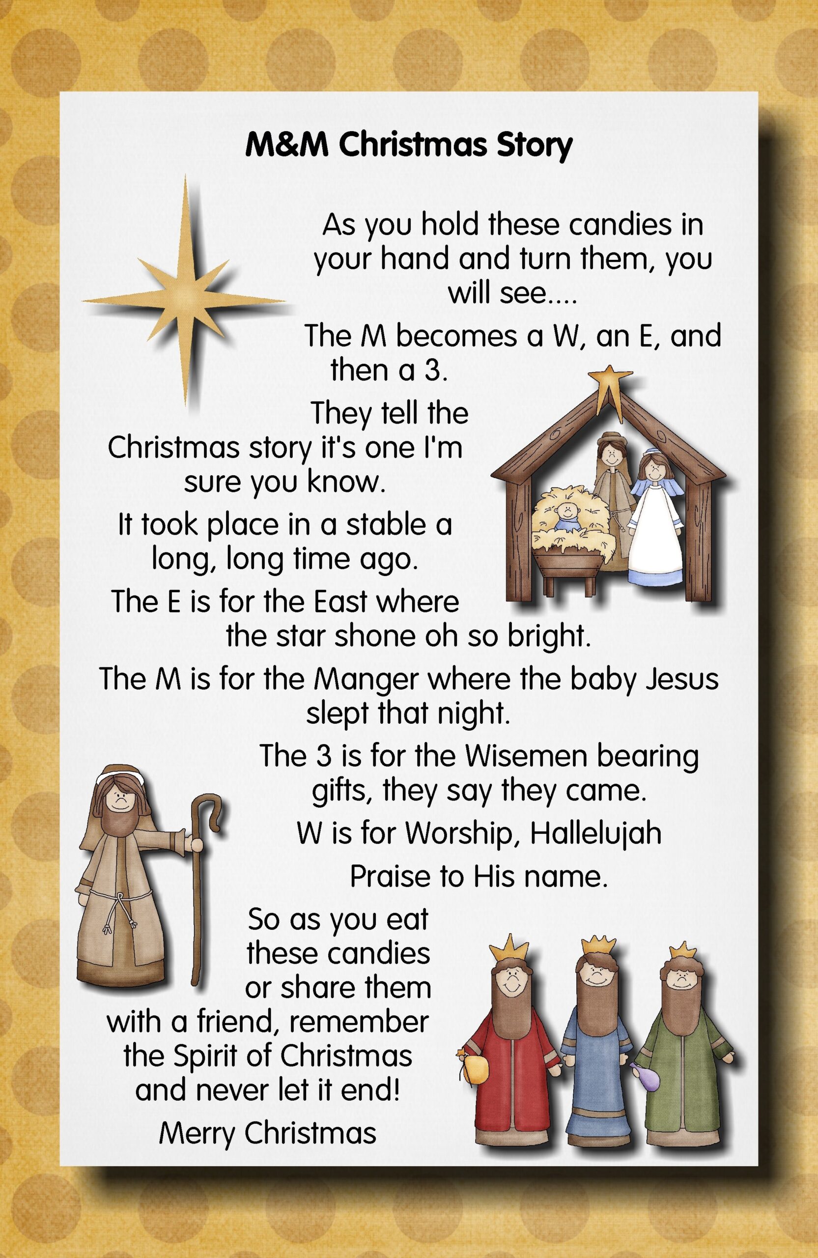 Printable Christmas Story From The Bible