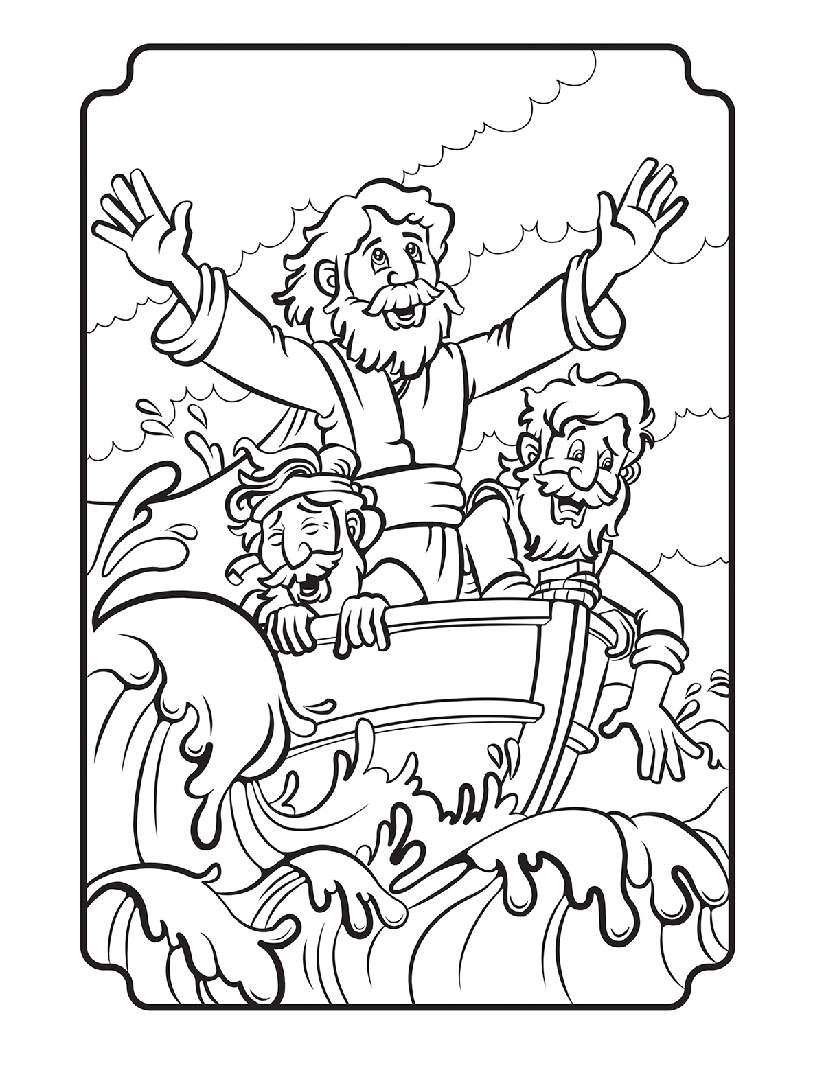 Printable Coloring Pages Bible Stories