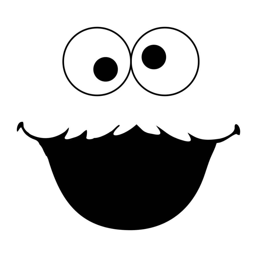 Printable Cookie Monster Face Template Printable JD