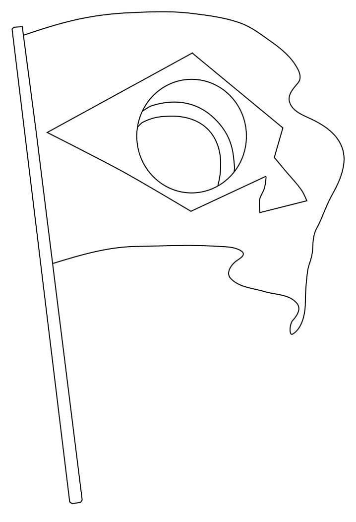 Printable Flag Of Brazil Coloring Page Download Print Or Color 