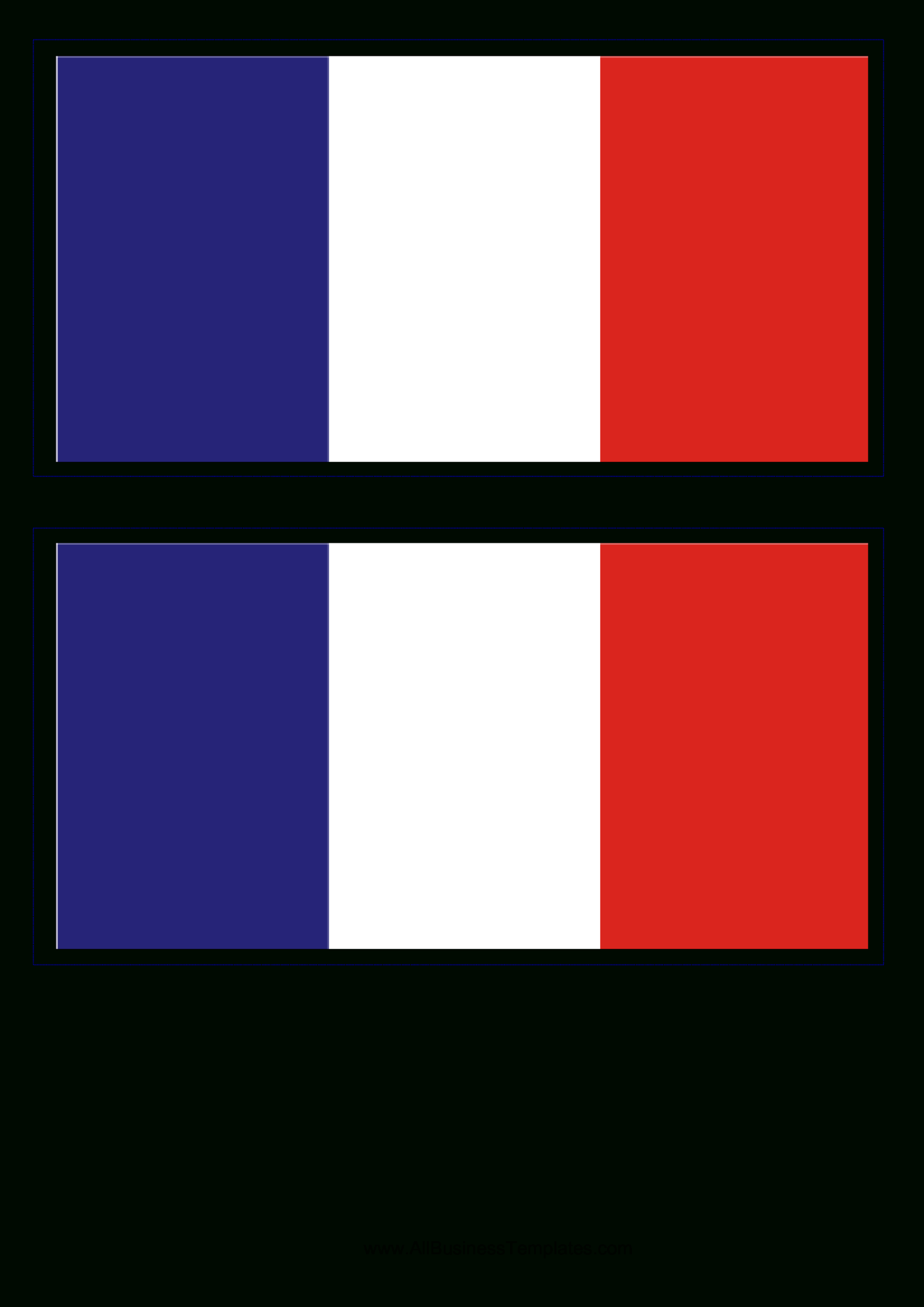 Printable French Flag Printable French Flag