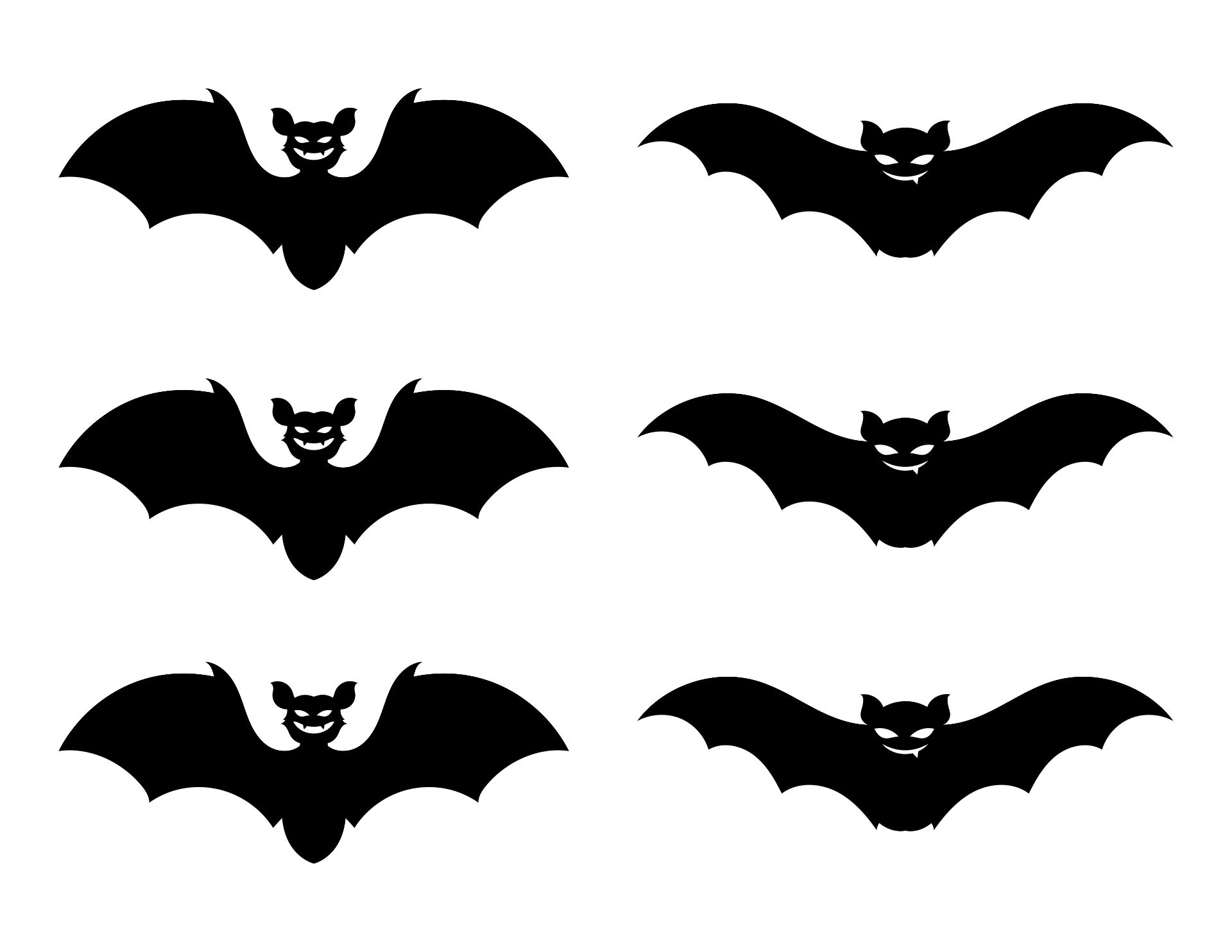 Printable Halloween Bats