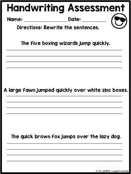 Printable Handwriting Paper Template Free Download And Print For You 