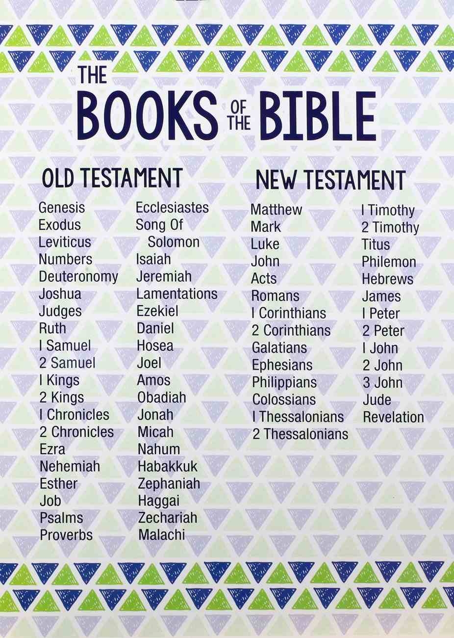 Printable List Of The 66 Books Of The Bible
