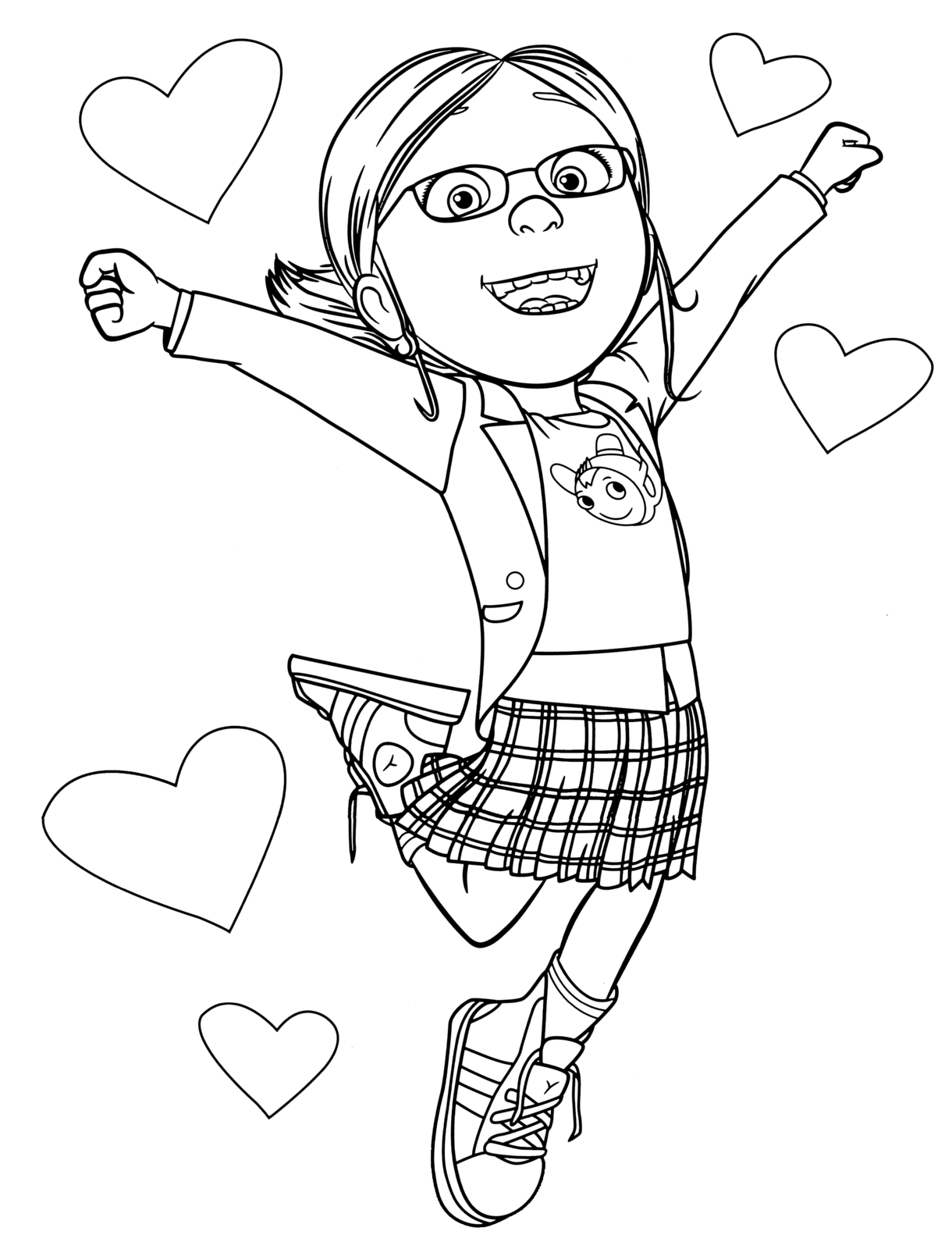 Printable Margo Coloring Pages Despicable Me Ready For Download