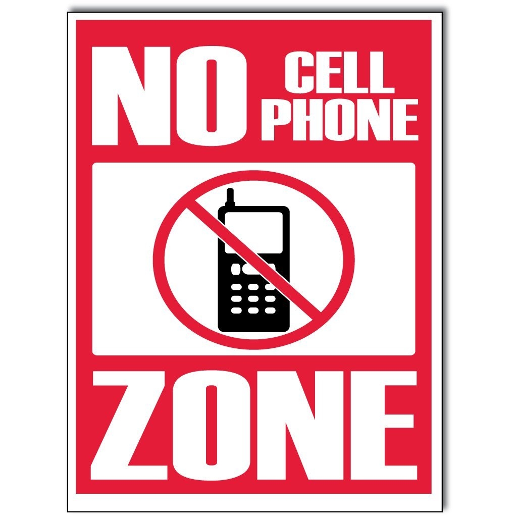 Printable No Cell Phone Sign ClipArt Best