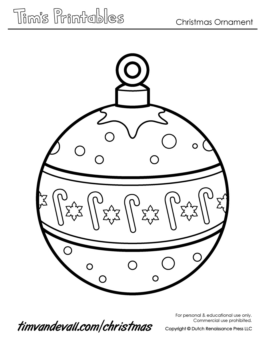 Printable Paper Christmas Ornament Templates