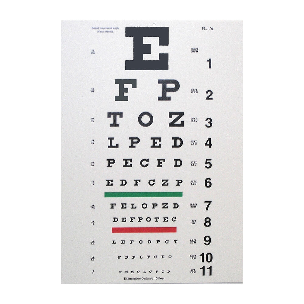 Printable Snellen Eye Test Chart