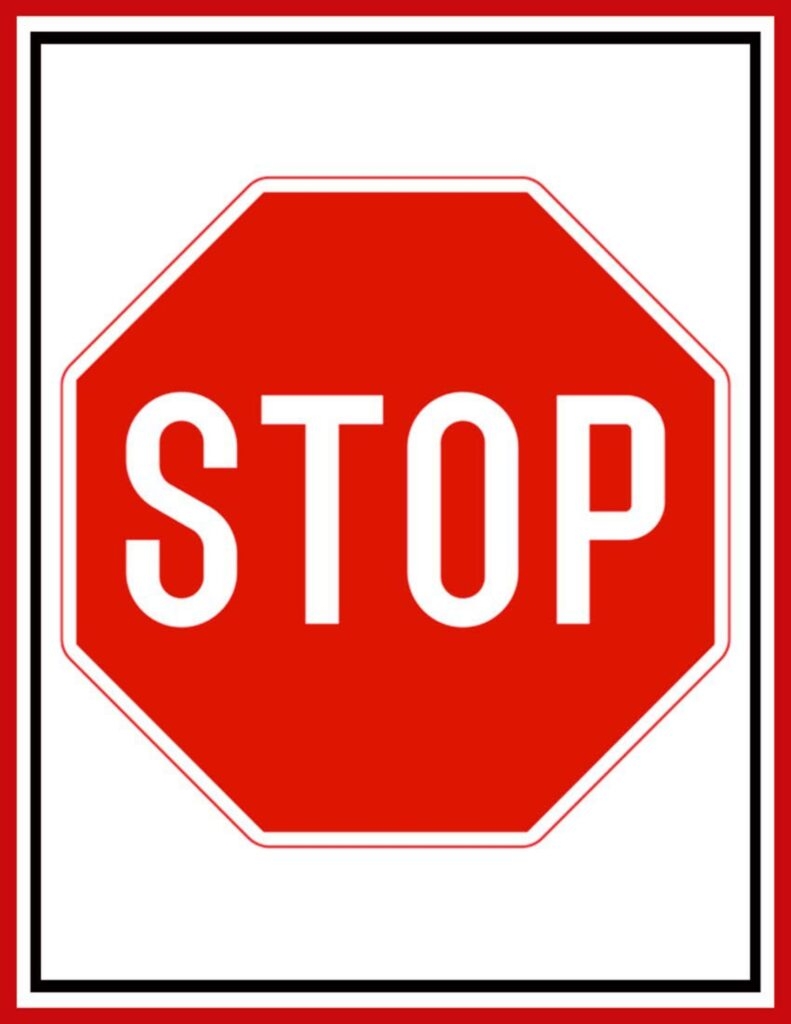 Printable Stop Sign Template FREE Download Printable Templates Online 
