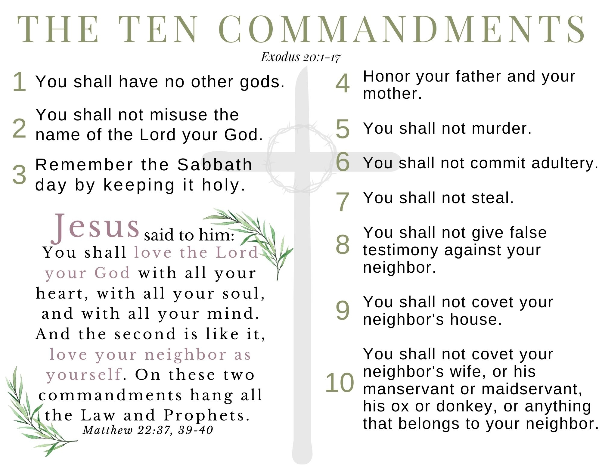 Printable Ten Commandments Catholic Printable Templates Free Printable Ten Commandments Catholic Printable Templates Free