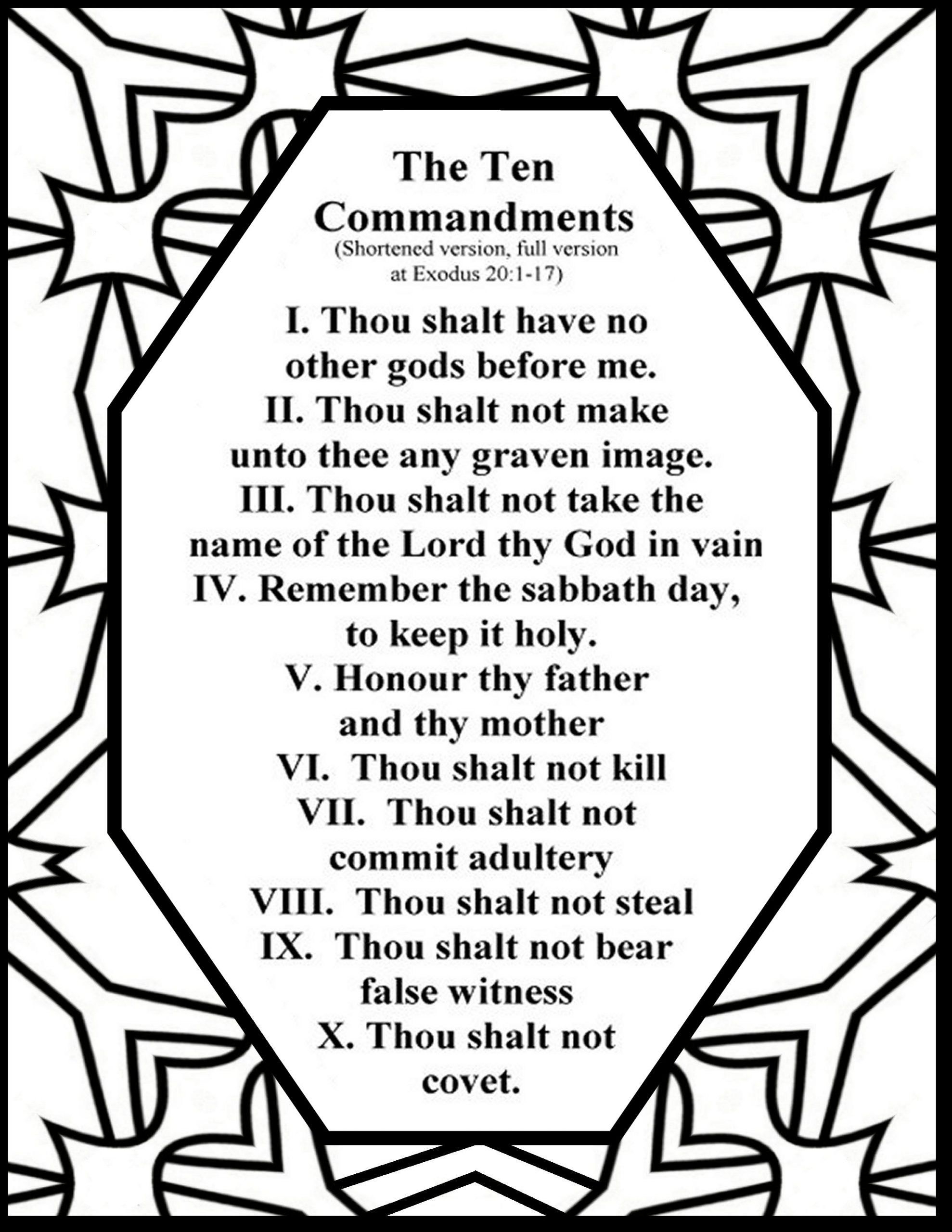 Printable Ten Commandments Printable Calendars AT A GLANCE Printable Ten Commandments Printable Calendars AT A GLANCE