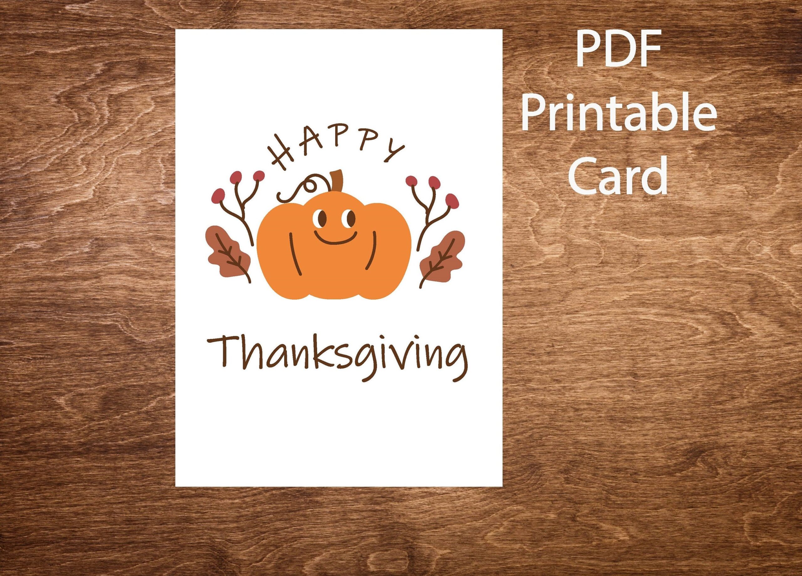 Printable Thanksgiving Card Printable Free Templates
