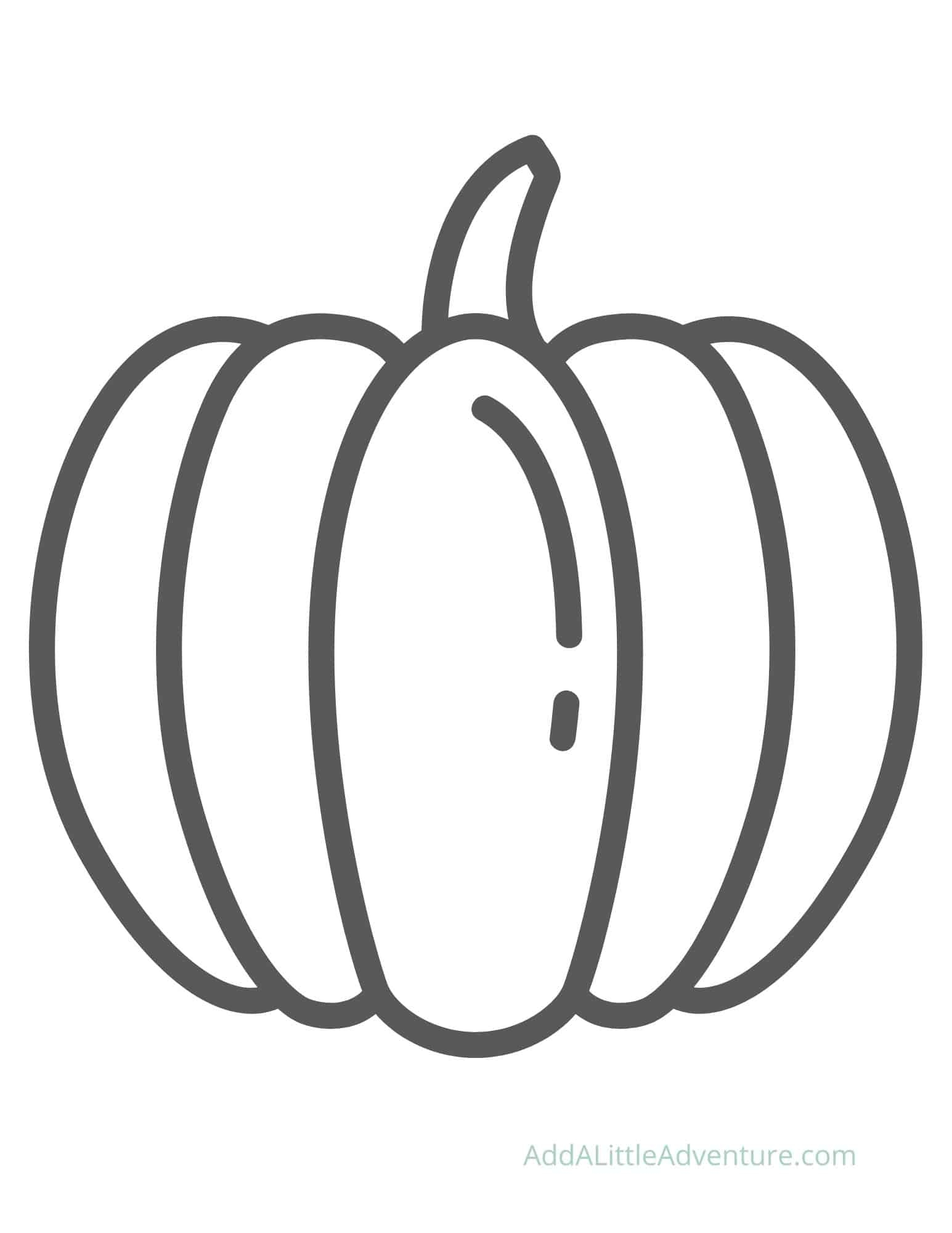 Pumpkin Outlines Free Printables Add A Little Adventure