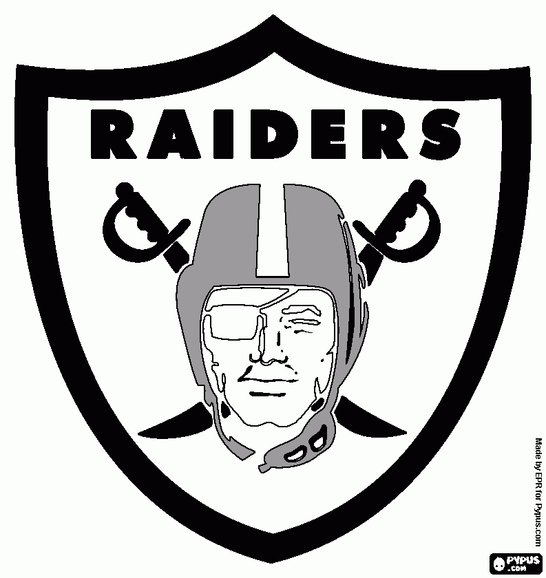 Raiders Coloring Page Printable Raiders