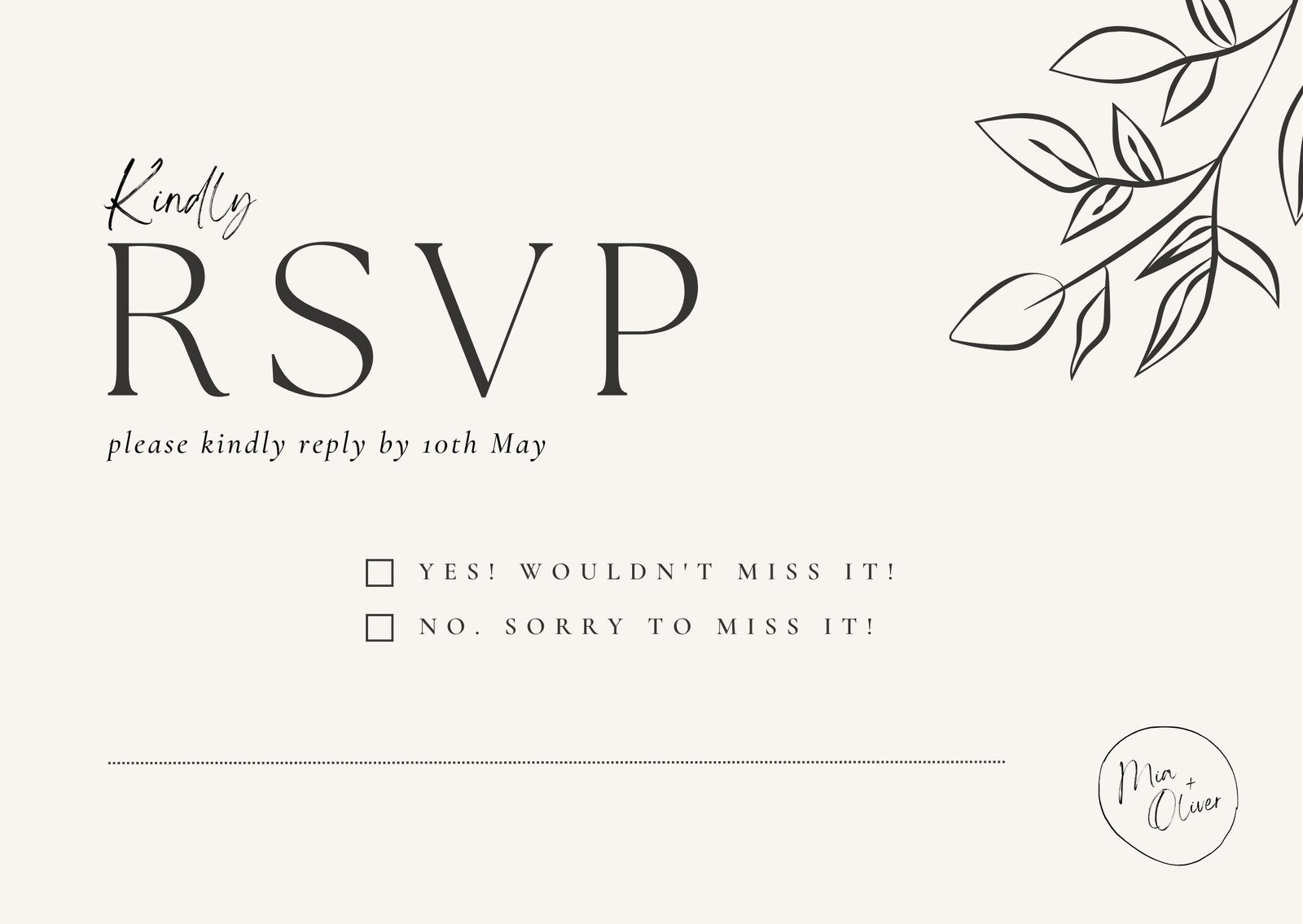 RSVP Sample Template Template Samples RSVP Sample Template Template Samples