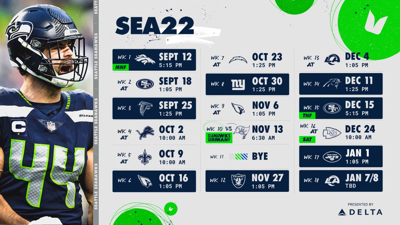Seahawks 2025 2025 Schedule Printable Free Katie J Hill