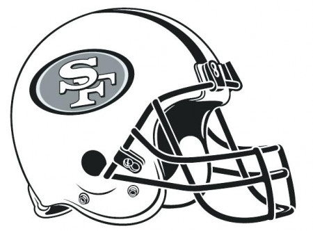 Sf 49ers Logo Coloring Page Coloring Home