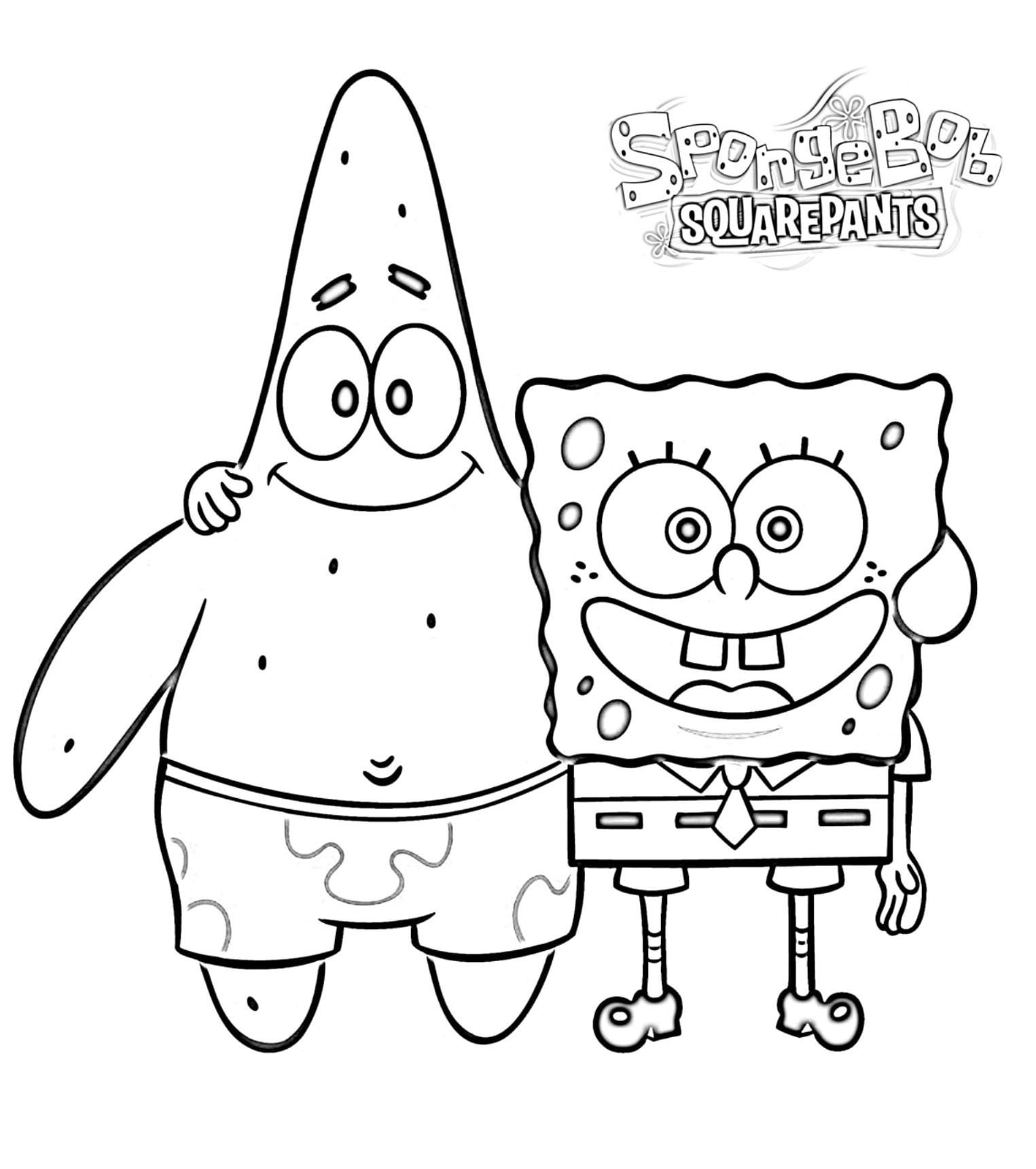 Spongebob Coloring Page Printable Coloring Book  Spongebob Coloring Page Printable Coloring Book