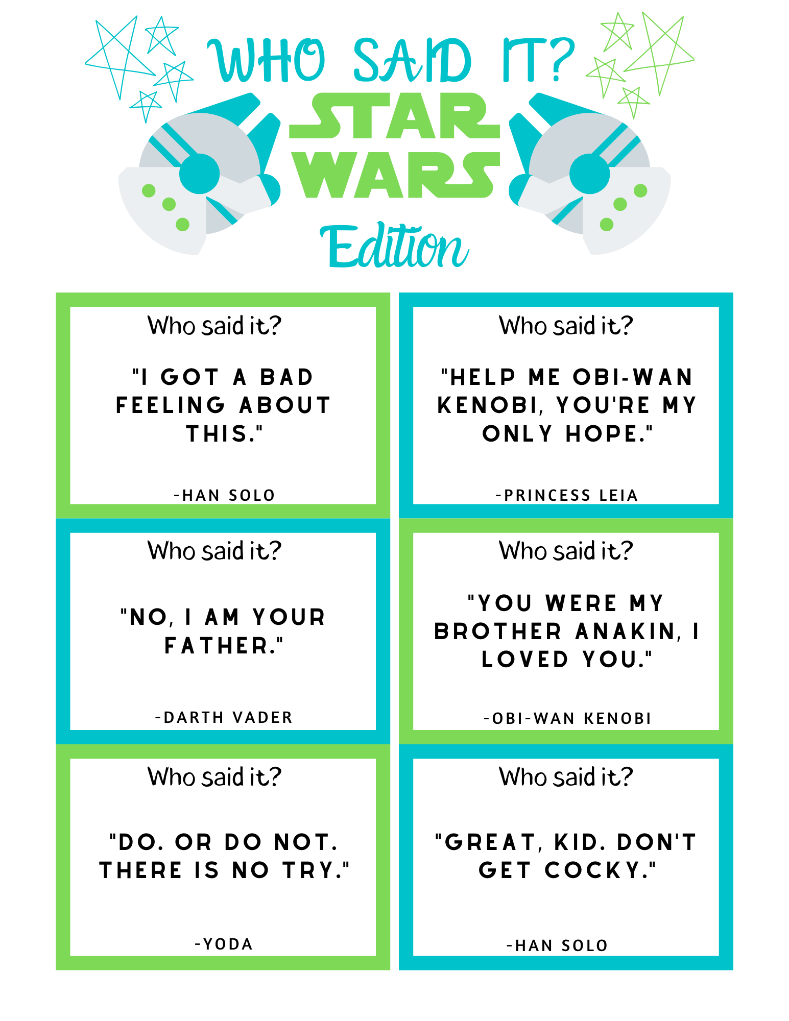 Star Wars Printable Trivia Questions Charles M Smith Star Wars Printable Trivia Questions Charles M Smith
